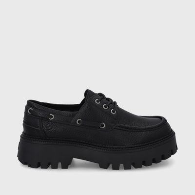 Zapato Plataforma Negro Mujer 46302 Gotta