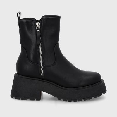 Botin Taco Negro Mujer 55270 Gotta