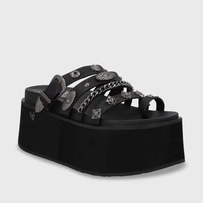 Imagen 2 del producto Sandalia Plataforma Negra Mujer 35181 Gotta