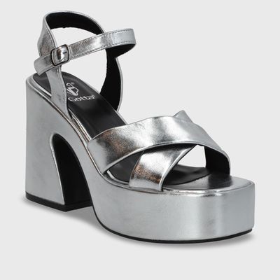 Imagen 2 del producto Sandalia Plataforma Plateado Mujer 45701 Gotta