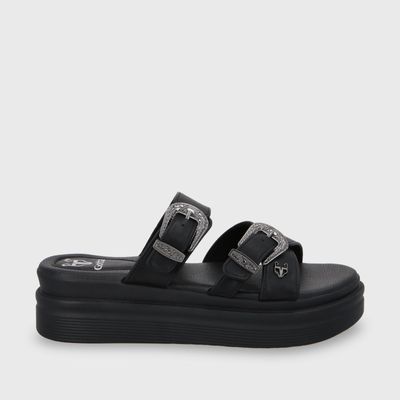 Sandalia Plataforma Negro Mujer 43015 Gotta