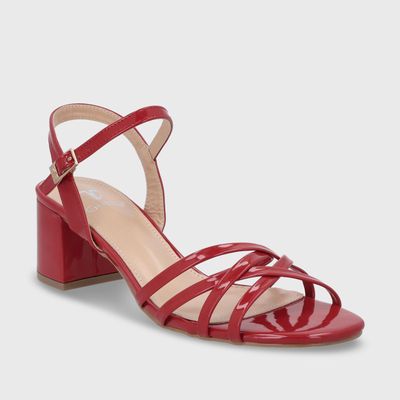 Imagen 2 del producto Sandalia Taco Roja Mujer 55901 Gotta