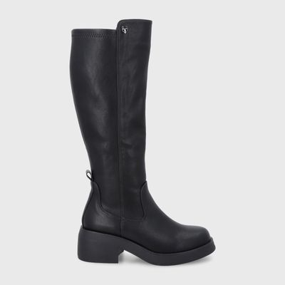 Bota Taco Negra Mujer 55251 Gotta
