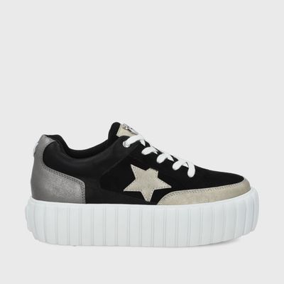 Zapatilla Negra Mujer 43071 Gotta