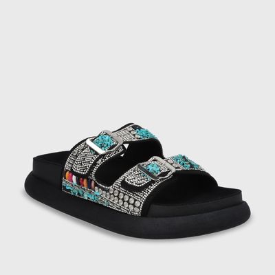 Imagen 2 del producto Sandalia Plano Negro Mujer 53705 Gotta