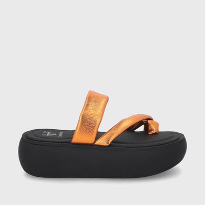 Sandalia Naranja  Mujer 43031 Gotta