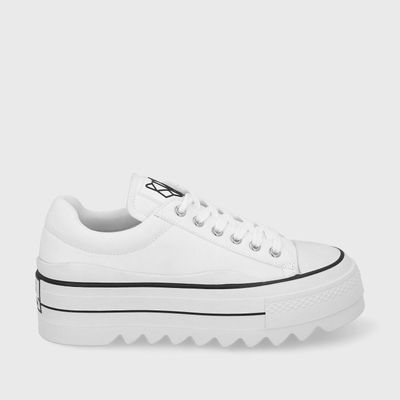 Zapatilla Plataforma Blanca  Mujer 33740 Gotta