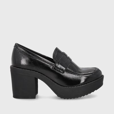 Zapato Negro Charol Mujer 13503 Gotta