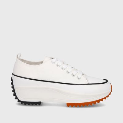 Zapatilla Plataforma Blanca Mujer 25970 Gotta