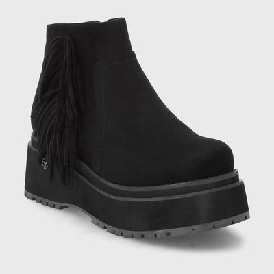 Imagen 2 del producto Botin Plataforma Negro Mujer 1509A Gotta