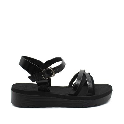 Sandalia Negra Mujer 13211 Gotta