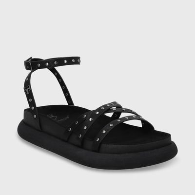 Imagen 2 del producto Sandalia Plano Negro Mujer 53703 Gotta