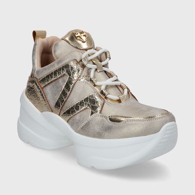 Imagen 2 del producto Zapatilla Plataforma Dorada Mujer C7293 Gotta