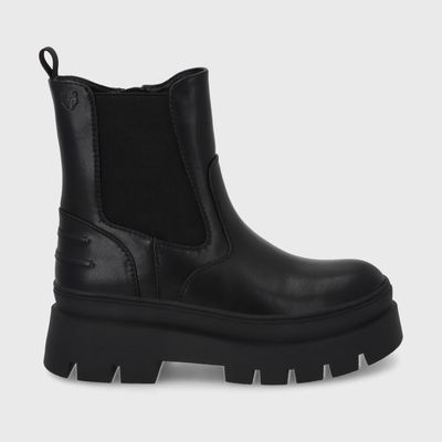 Botín Plataforma Negro Mujer 46101 Gotta