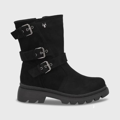Botin Plataforma Negro Mujer 55280 Gotta