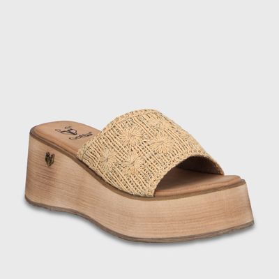 Imagen 2 del producto Sandalia Plataforma Beige Mujer 45843 Gotta
