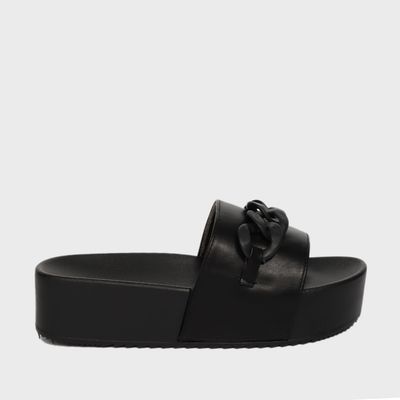 Sandalia Plataforma Negra Mujer 22090 Gotta