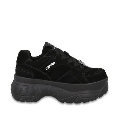 Imagen 1 del producto Zapatilla Plataforma Cuero Negra Mujer 9724A Gotta