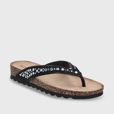 Imagen 2 del producto Sandalia Plana Negra Mujer 52020 Gotta