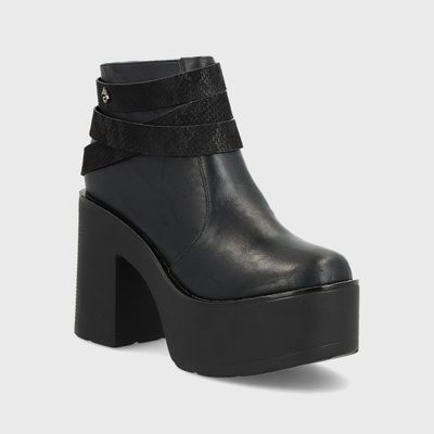 Imagen 2 del producto Botín Plataforma Negro Mujer 15035 Gotta