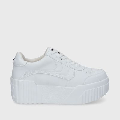 Zapatilla Blanca Cuero Mujer 13142 Gotta