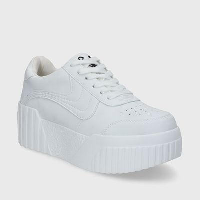 Imagen 2 del producto Zapatilla Blanca Cuero Mujer 13142 Gotta