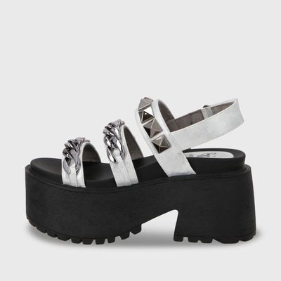 Imagen 2 del producto Sandalia Plataforma Plateado Mujer 15675 Gotta