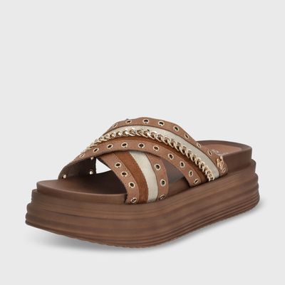 Imagen 2 del producto Sandalia Plataforma Beige Mujer 1571B Gotta