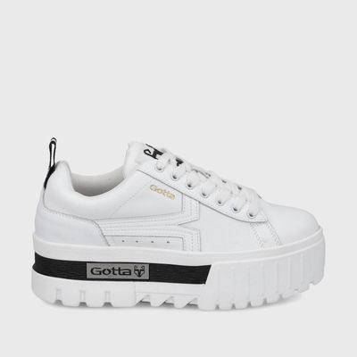 Zapatilla Plataforma Blanca  Mujer 23243 Gotta