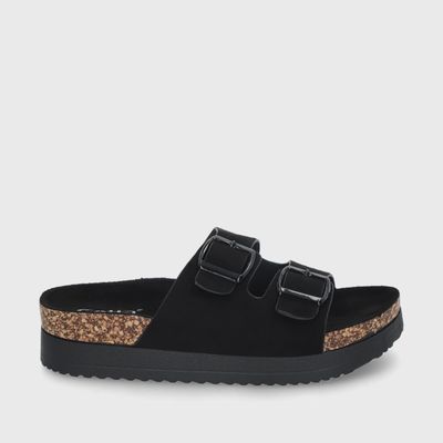 Sandalia Negra Mujer 12062 Gotta