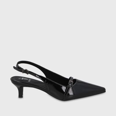 Zapato Taco Negro Mujer 64800 Gotta
