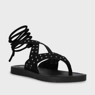 Imagen 2 del producto Sandalia Plano Negro Mujer 13257 Gotta