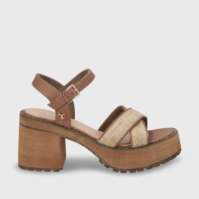 Imagen 1 del producto Sandalia Plataforma Beige Mujer 25796 Gotta