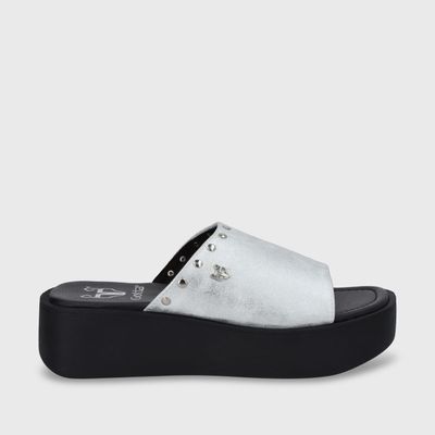 Sandalia Plataforma Plateado Mujer 53730 Gotta