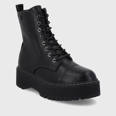 Imagen 2 del producto Botín Plataforma Negro Mujer 45762 Gotta