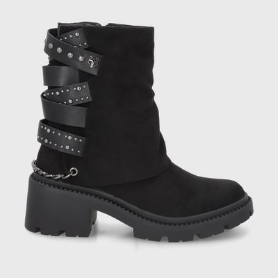 Botin Taco Negro Mujer 45746 Gotta