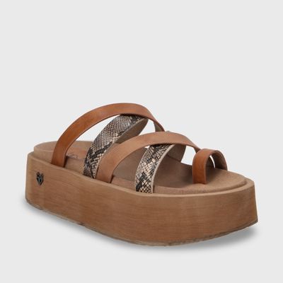 Imagen 2 del producto Sandalia Plataforma Beige Mujer 55940 Gotta