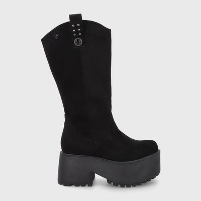 Imagen 1 del producto Bota Plataforma Negra Mujer 15170 Gotta