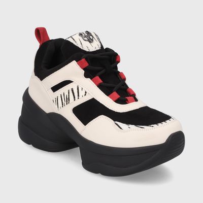 Imagen 2 del producto Zapatilla Plataforma Blanca Mujer 13162 Gotta