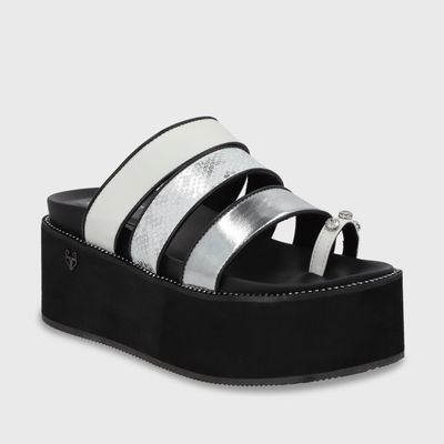 Imagen 2 del producto Sandalia Plataforma Blanca Mujer 15662 Gotta