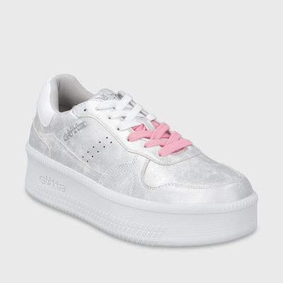 Imagen 2 del producto Zapatilla Plataforma Plateada Mujer 67313 Gotta