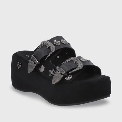 Imagen 2 del producto Sandalia Plataforma Negra Mujer 45825 Gotta