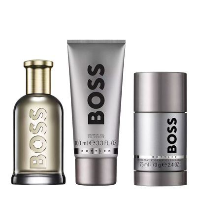 Imagen 2 del producto HUGO BOSS BOTTLED SET EDP 100 ML + SG 100 ML + DEO 75 ML HOMBRE