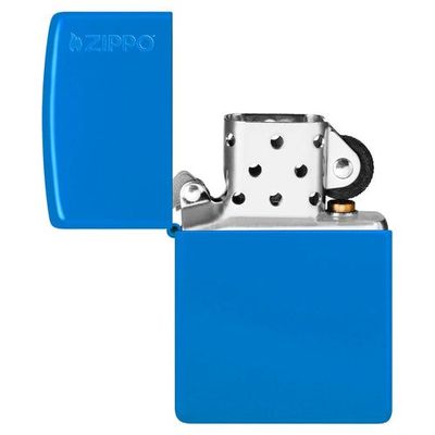 Imagen 2 del producto ENCENDEDOR ZIPPO 48628ZL REGULAR SKY BLUE WITH ZIPPO LOGO