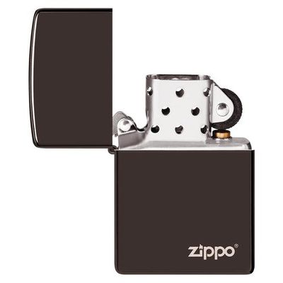 Imagen 2 del producto ENCENDEDOR ZIPPO 24756ZL CLASSIC HIGH POLISH BLACK WITH ZIPPO LOGO