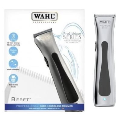 Imagen 1 del producto MAQUINA CORTAPELO WAHL CORDLESS BERET TRIMMER INALAMBRICA
