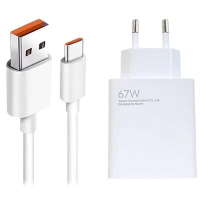 CARGADOR XIAOMI 67W HYPERCHARGE COMBO TYPE A
