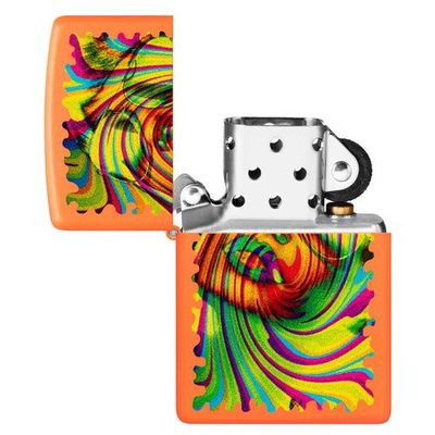 Imagen 2 del producto ENCENDEDOR ZIPPO 48580 SUNGLASS WOMAN DESIGN ORANGE MATE