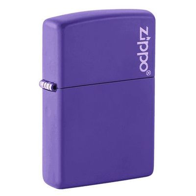 ENCENDEDOR ZIPPO 237ZL CLASSIC PURPLE MATTE WITH ZIPPO LOGO