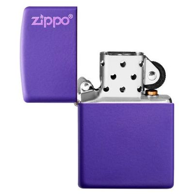 Imagen 2 del producto ENCENDEDOR ZIPPO 237ZL CLASSIC PURPLE MATTE WITH ZIPPO LOGO